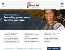 Tablet Screenshot of 1stfinancialfcu.org